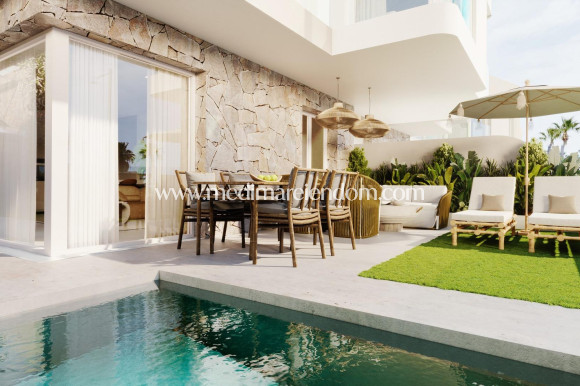 Halfvrijstaand - Nieuw gebouw - Mojacar - Playa de la Mena