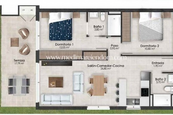 Neubauten - Apartment - Alhama De Murcia - Condado de Alhama