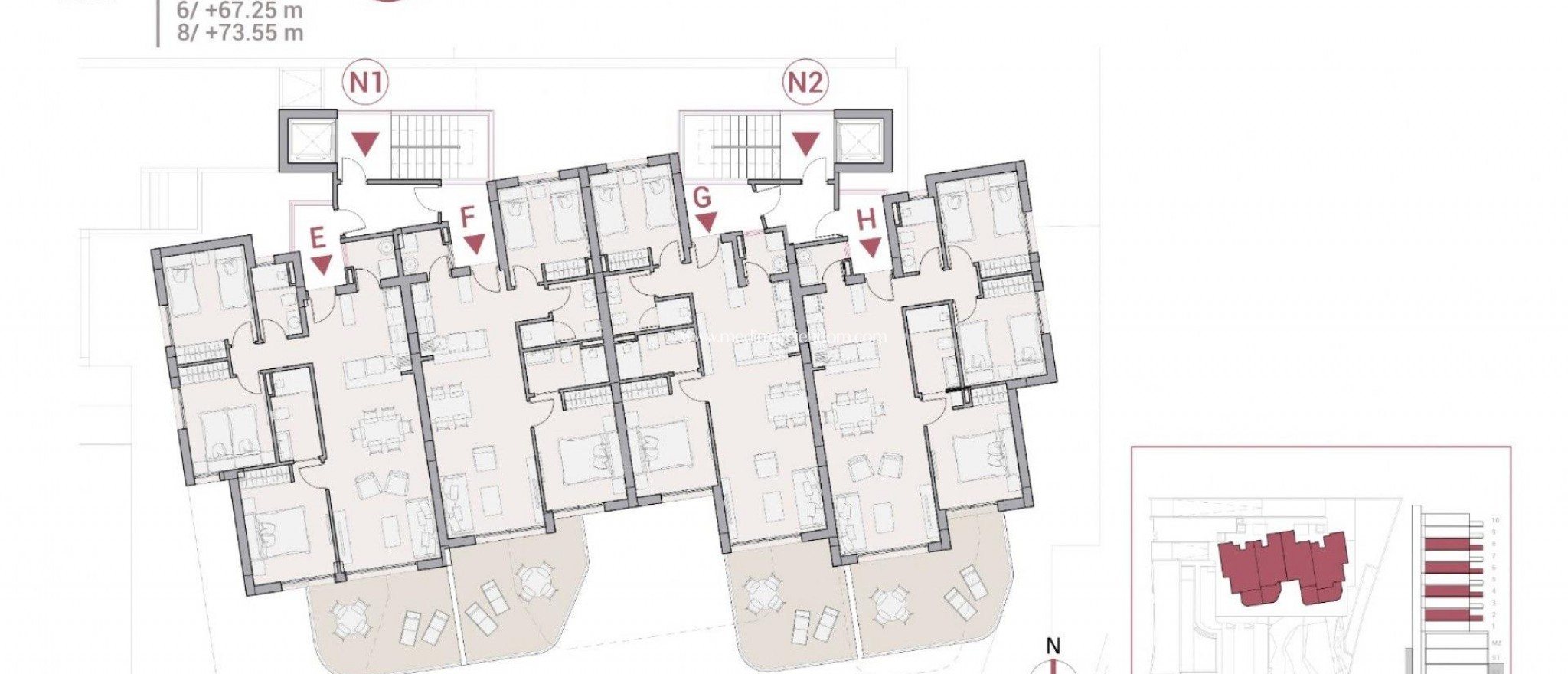 Neubauten - Apartment - Calpe - Manzanera