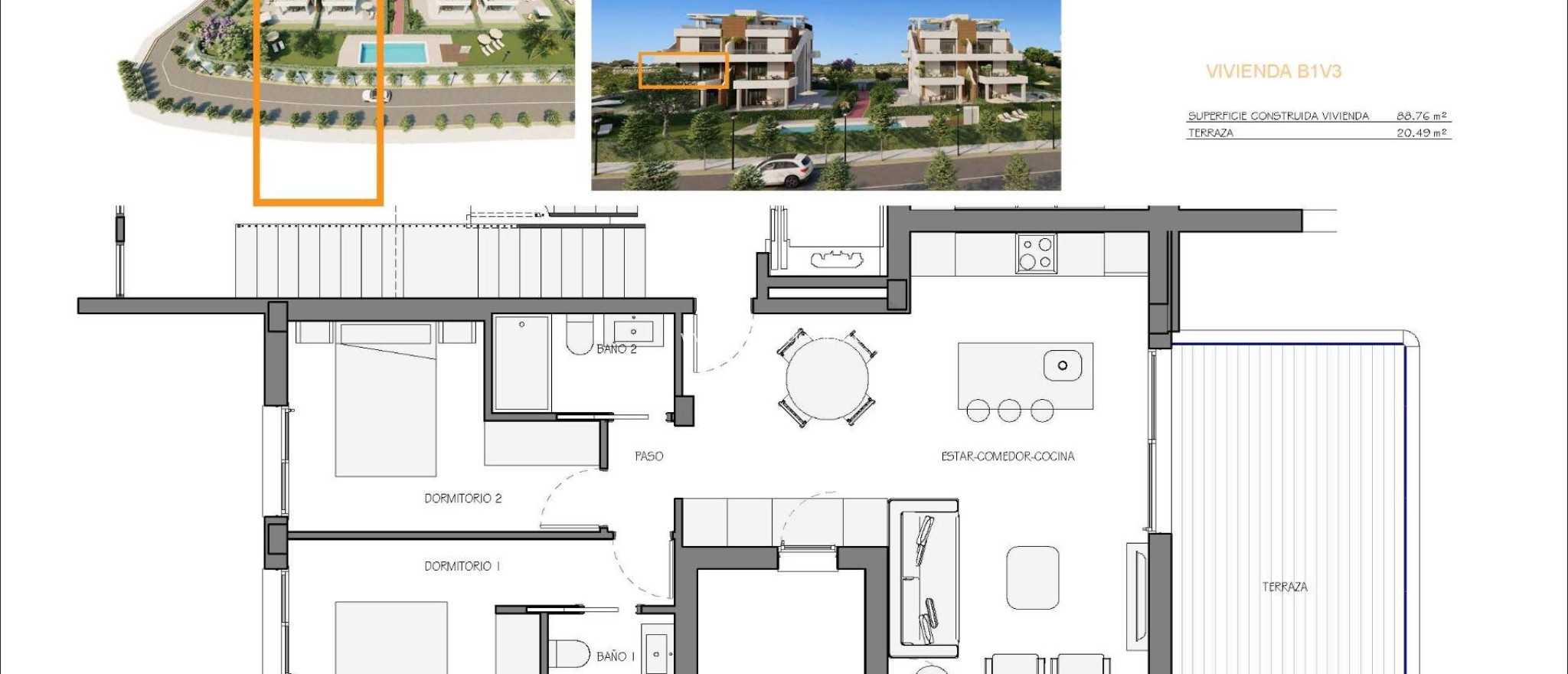 Neubauten - Apartment - Fuente Álamo - Hacienda del Alamo