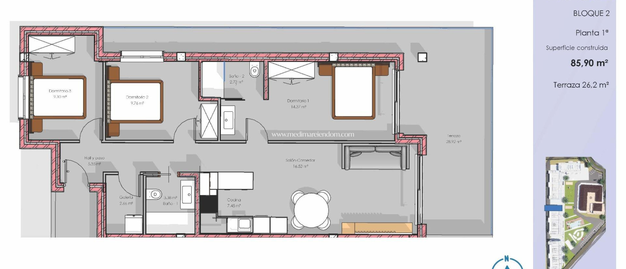 Neubauten - Apartment - Guardamar del Segura - El Raso