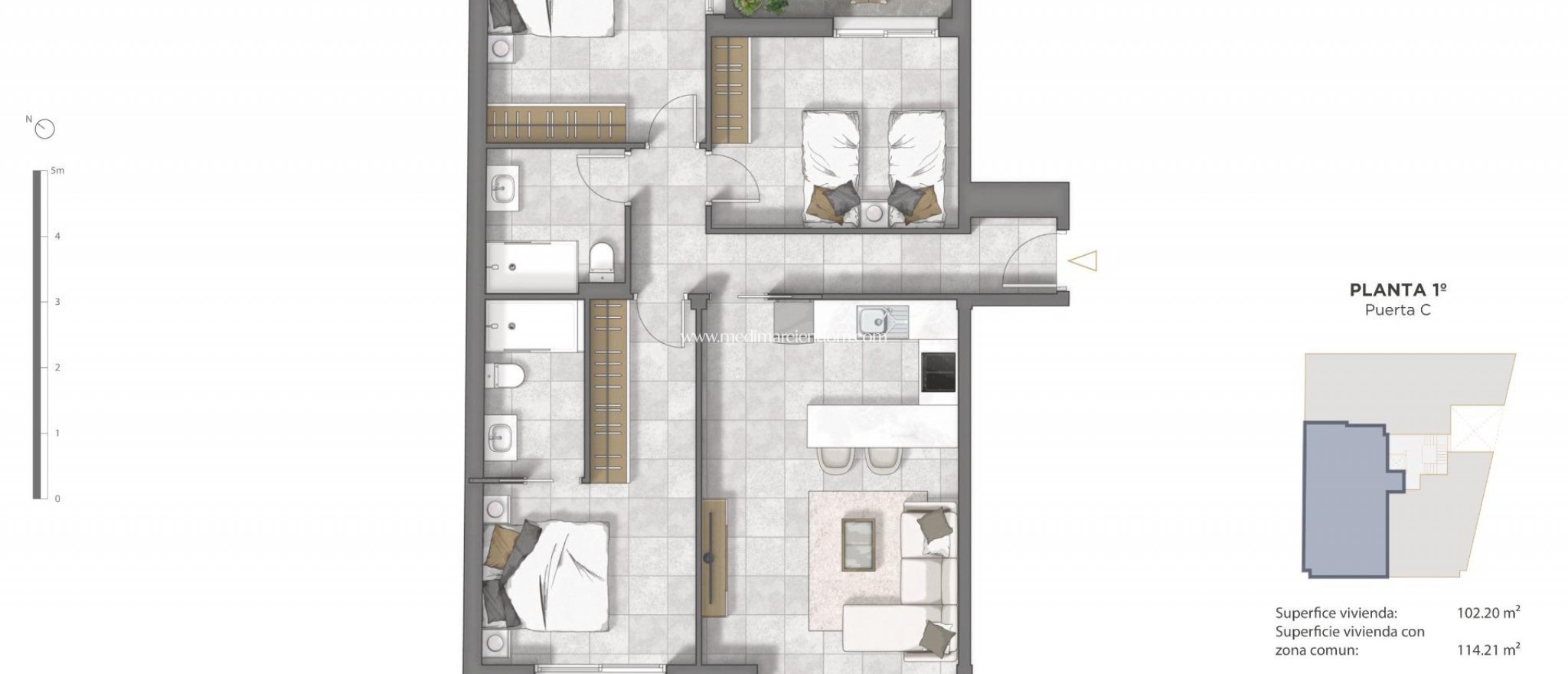 Neubauten - Apartment - Guardamar del Segura - Pueblo