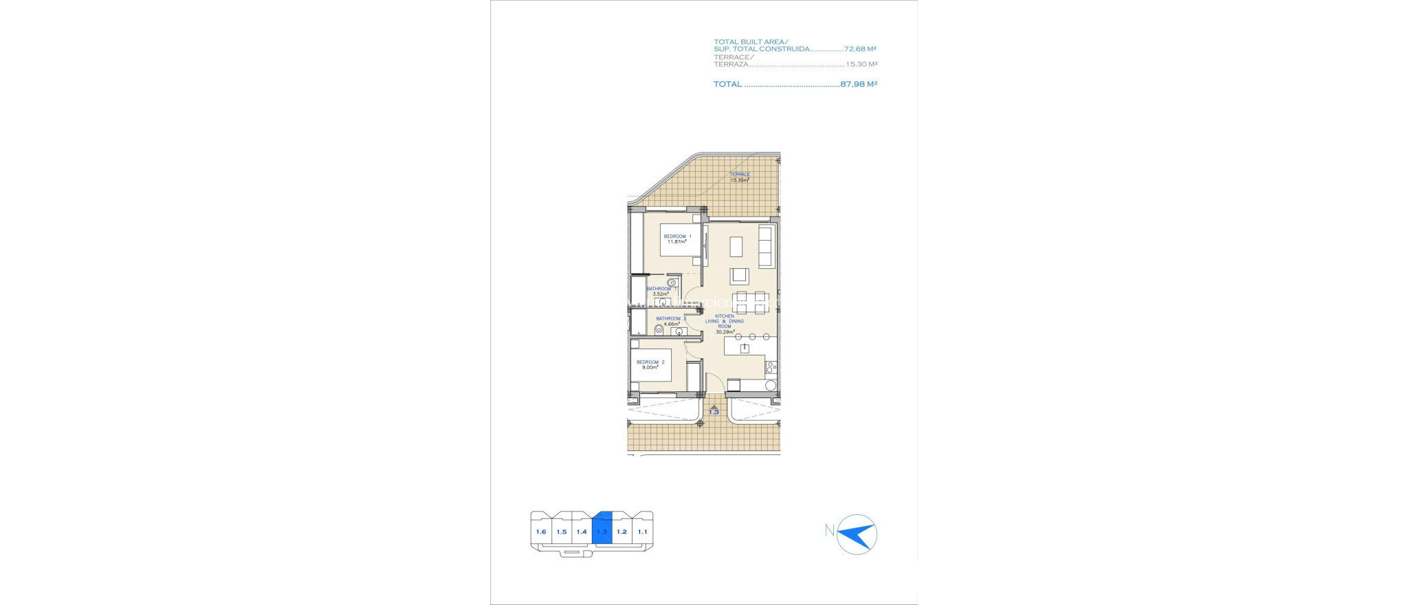 Neubauten - Apartment - Los Alcazares - Serena Golf