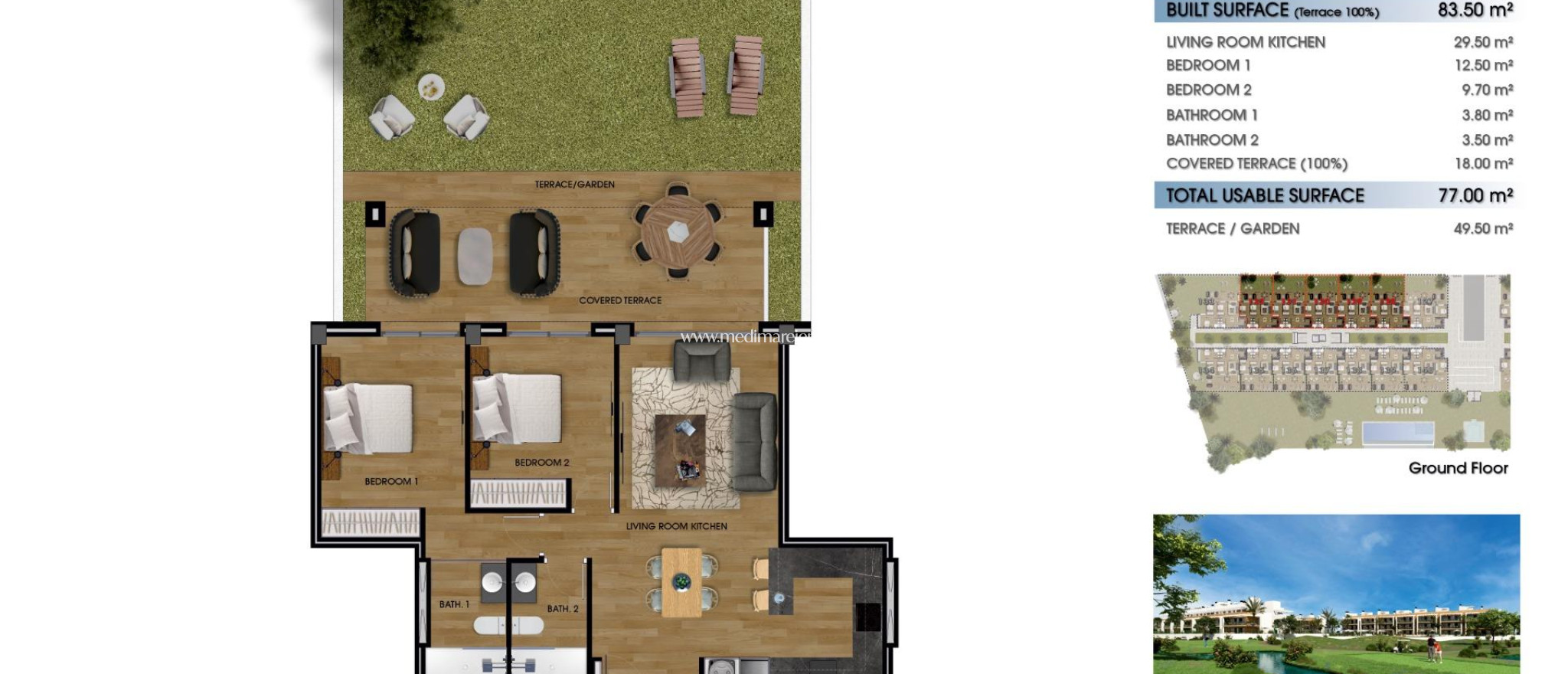 Neubauten - Apartment - Los Alcazares - Serena Golf