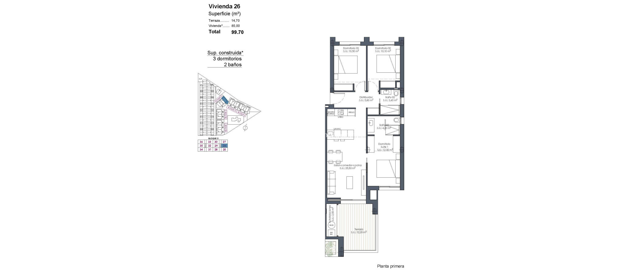 Neubauten - Apartment - Los Alcazares - Serena Golf