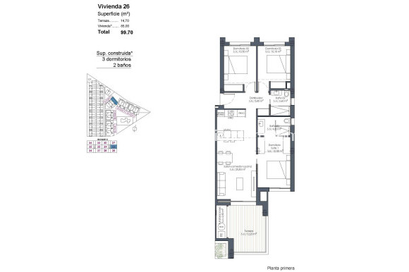 Neubauten - Apartment - Los Alcazares - Serena Golf