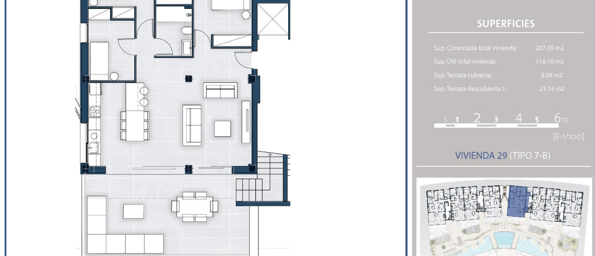 Neubauten - Penthouse - Arenal d´en Castell - pueblo