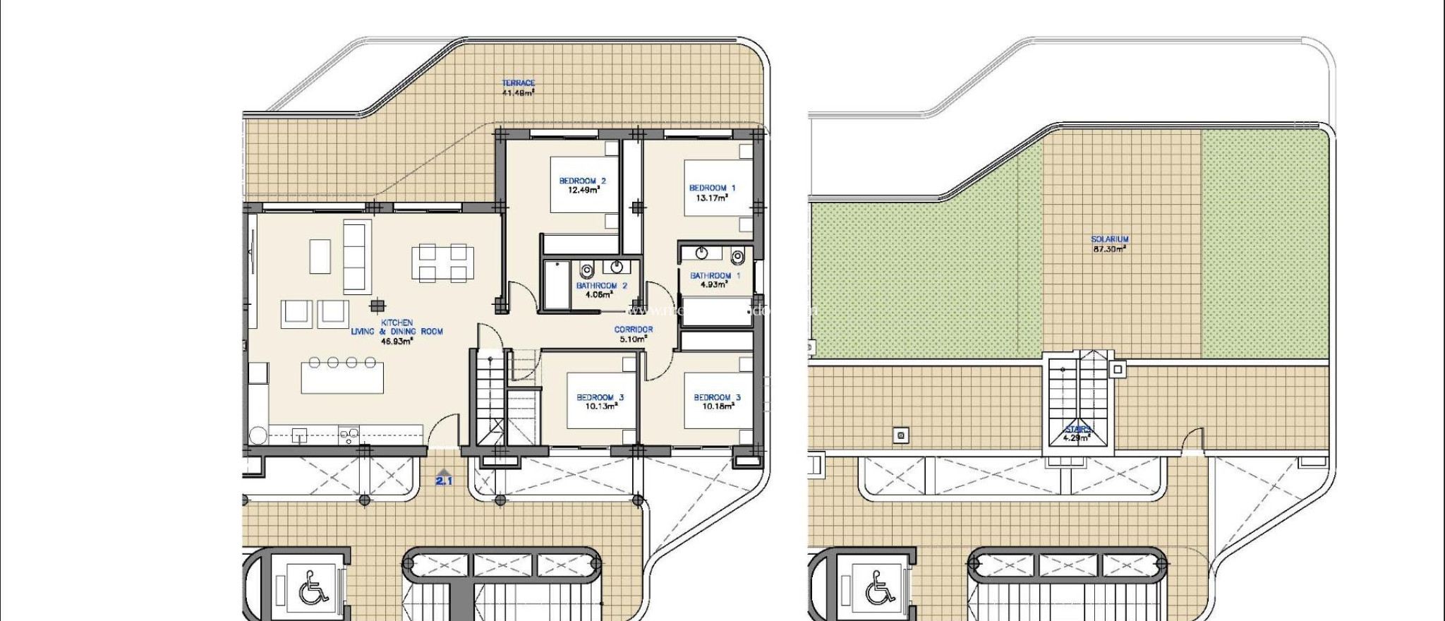 Neubauten - Penthouse - Los Alcazares - Serena Golf