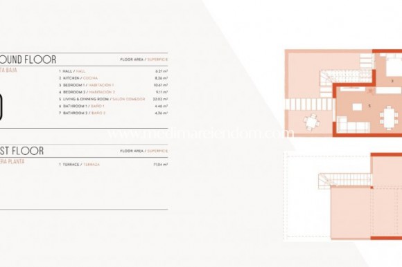 Neubauten - Reihenhaus - Banos y Mendigo - Altaona Golf