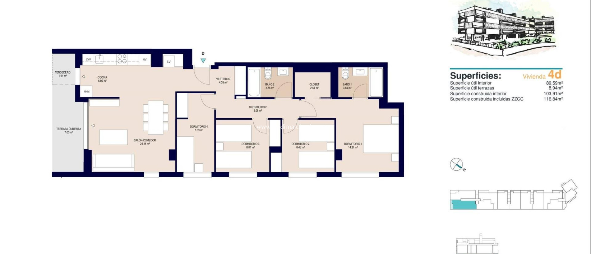 New build - Apartment - Alicante - San Agustín-PAU 2