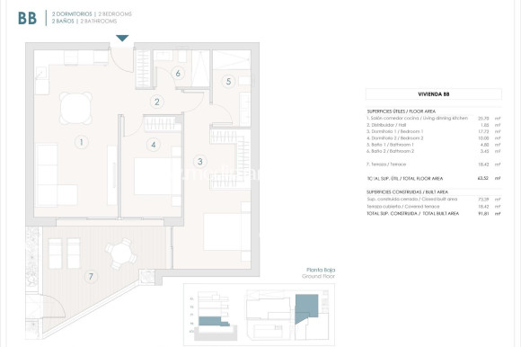 New build - Apartment - Benijofar - Pueblo