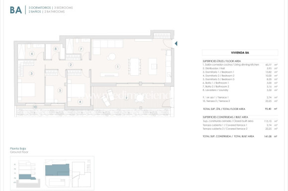 New build - Apartment - Benijofar - Pueblo