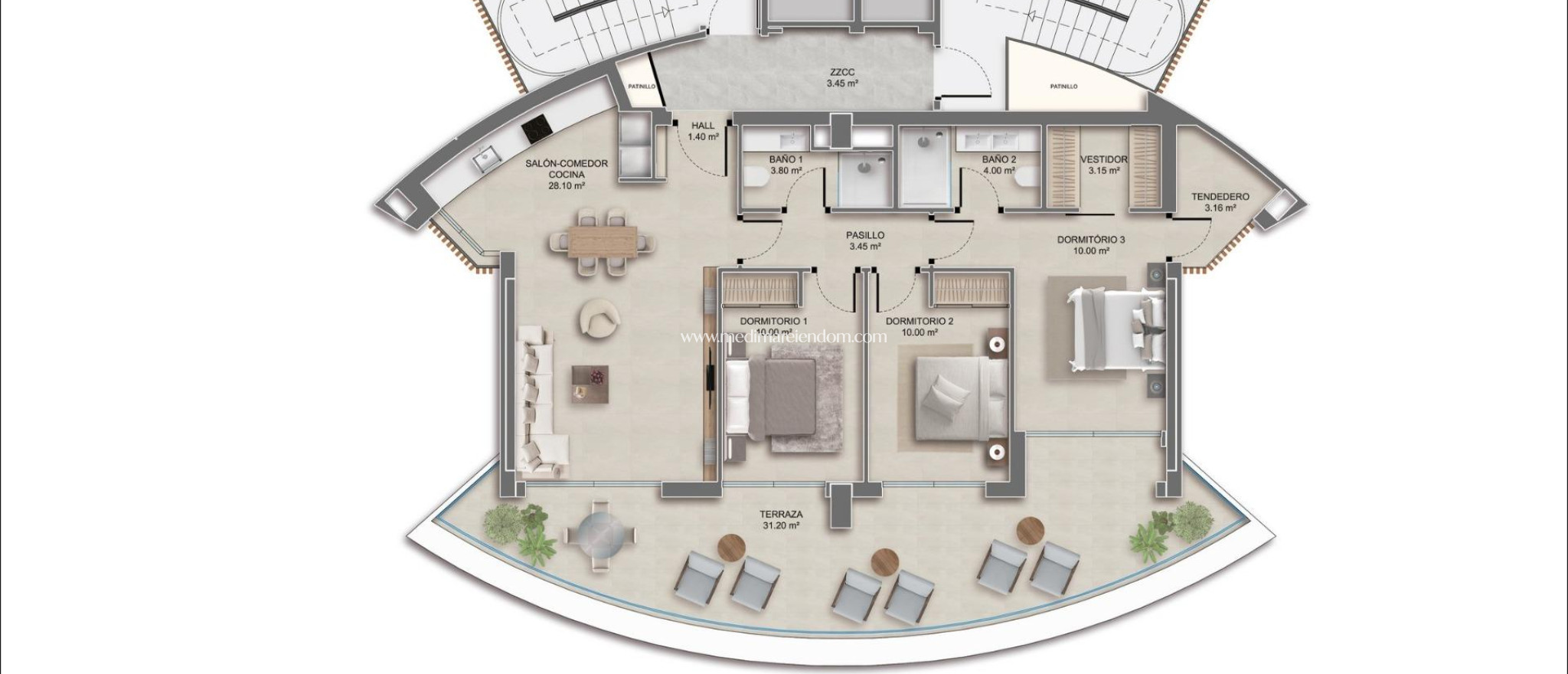 New build - Apartment - Calpe - Playa Cantal Roig