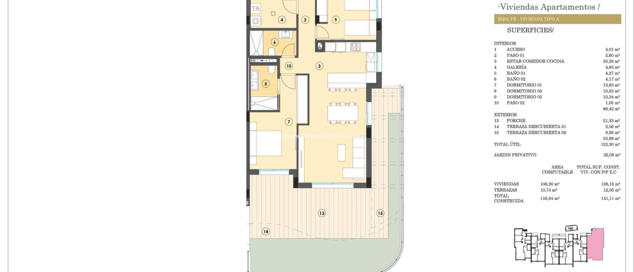 New build - Apartment - Finestrat - Campana Garden