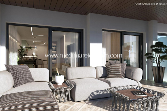 New build - Apartment - La Manga del Mar Menor - 1ª Linea Del Mar Mediterraneo