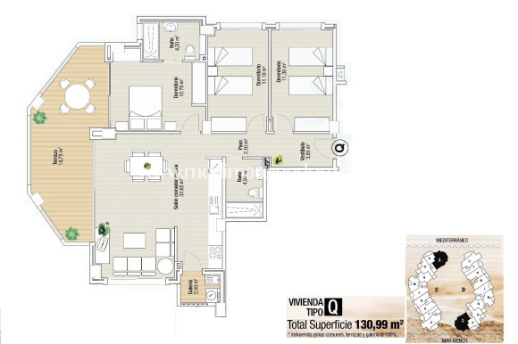 New build - Apartment - La Manga del Mar Menor - La Manga