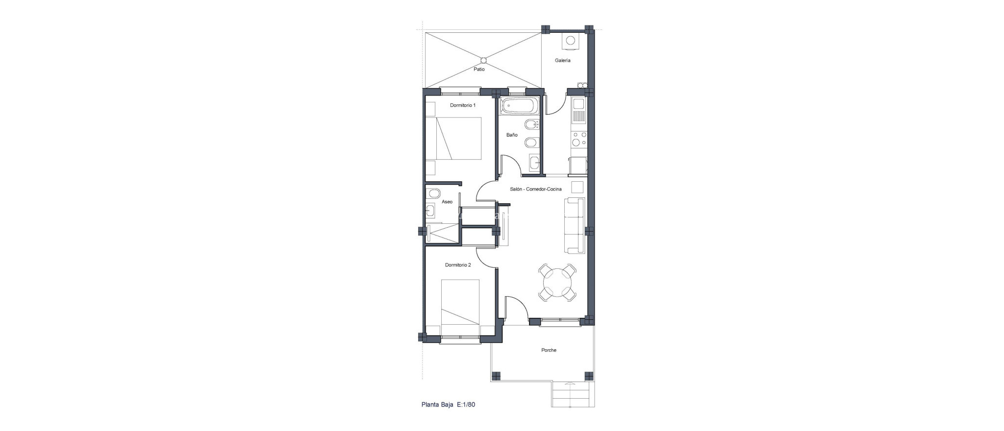 New build - Bungalow - Castalla - Castalla Internacional