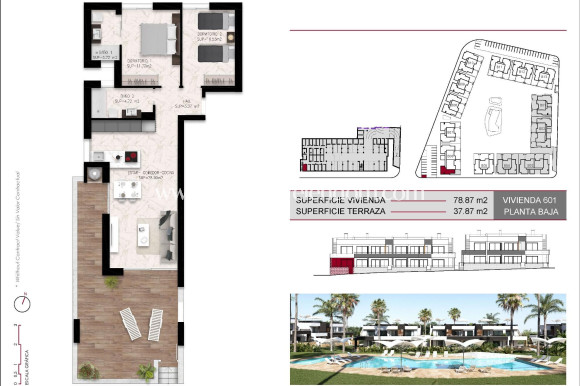 New build - Bungalow - Ciudad Quesada - Lo Marabú