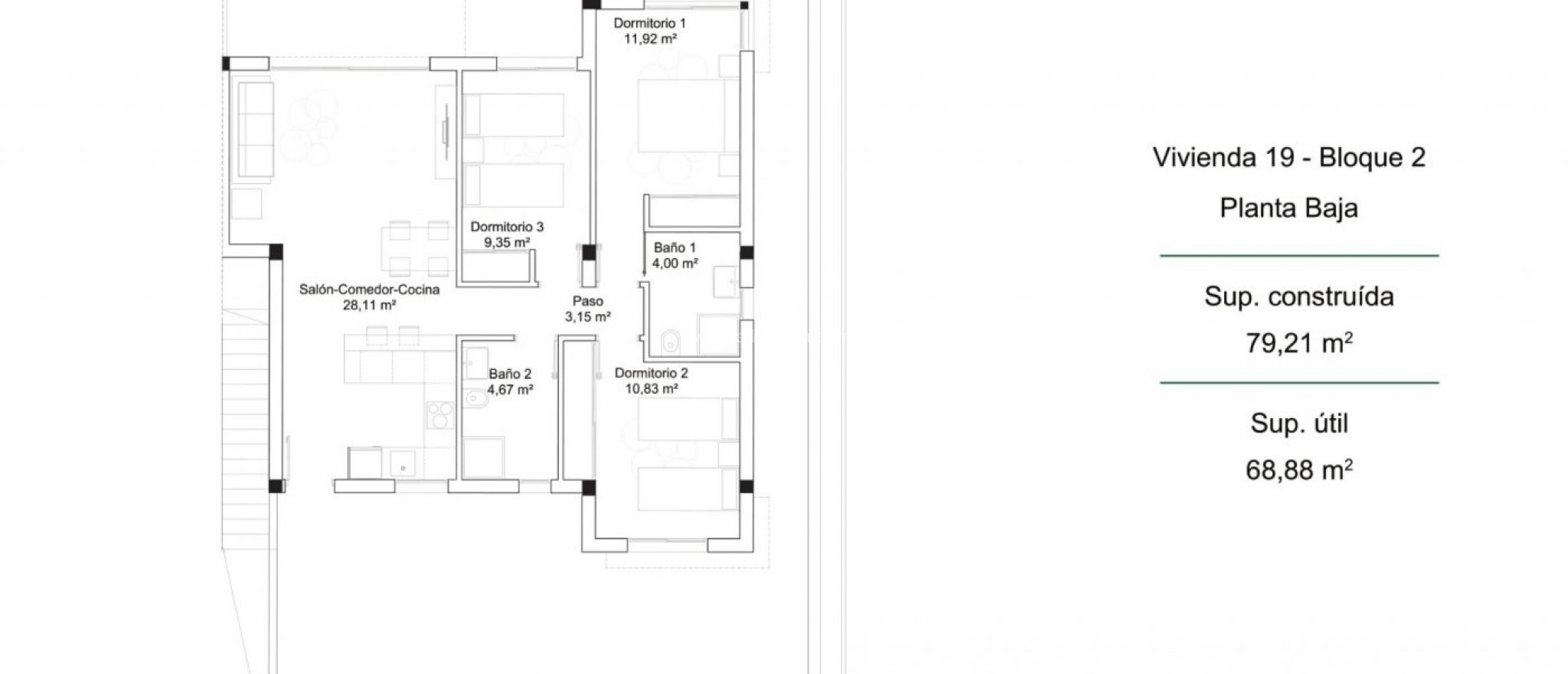 New build - Bungalow - Orihuela Costa - Pau 26