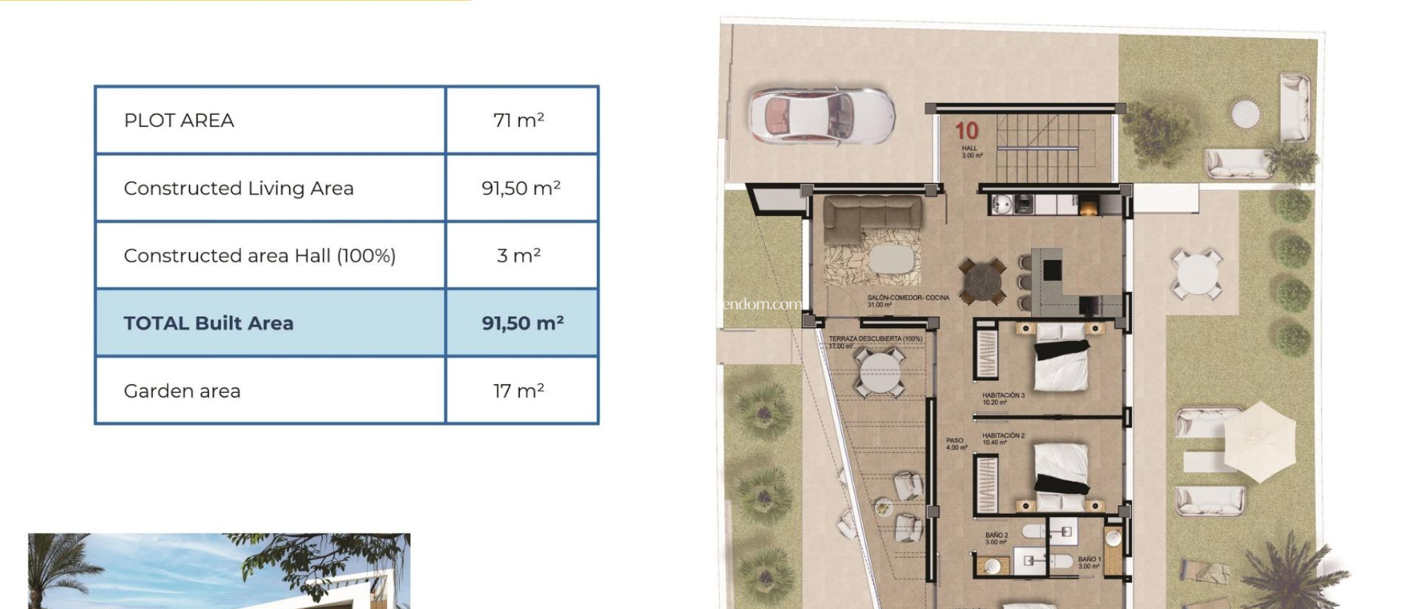 New build - Bungalow - Orihuela Costa - Punta Prima