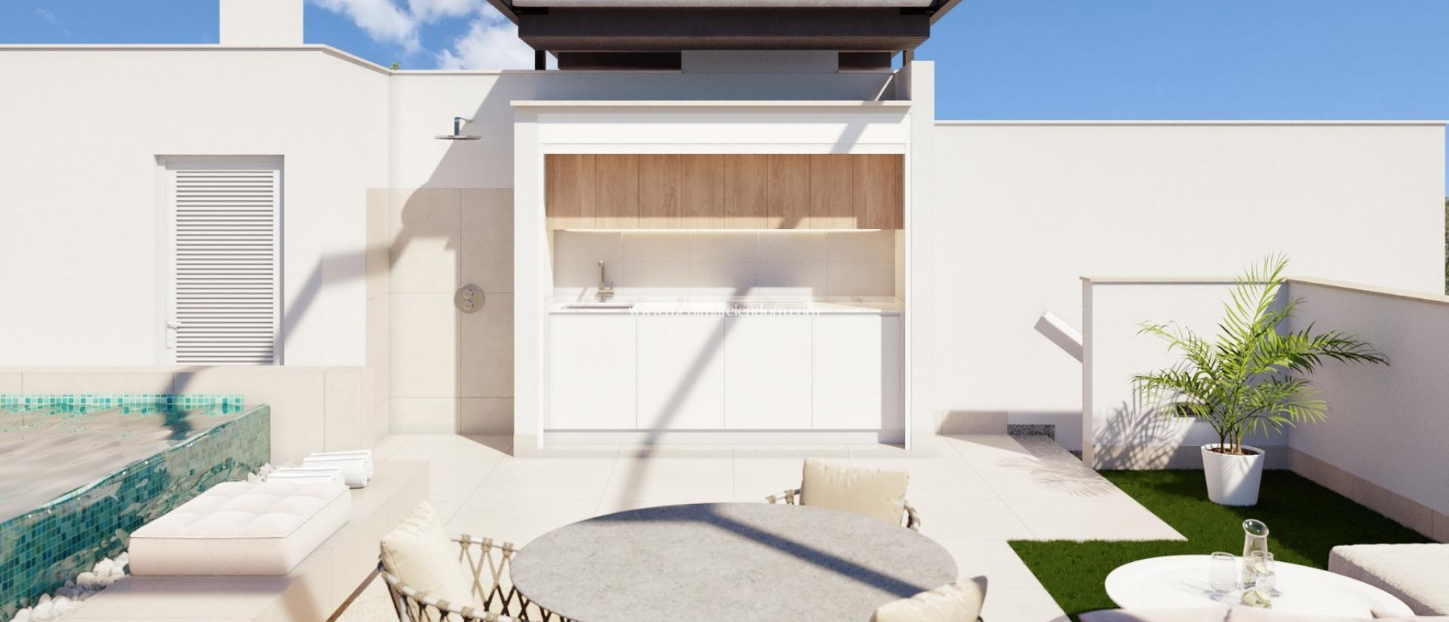 New build - Bungalow - Pilar de la Horadada - parques de Andromeda