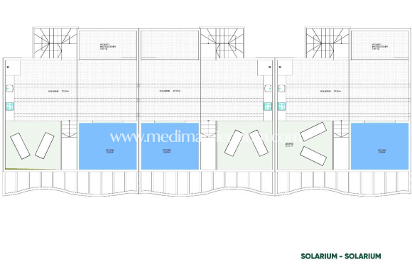 New build - Bungalow - Pilar de la Horadada - parques de Andromeda