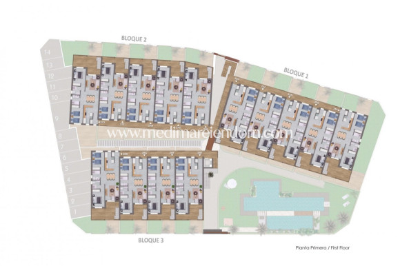 New build - Bungalow - Pilar de la Horadada - pueblo