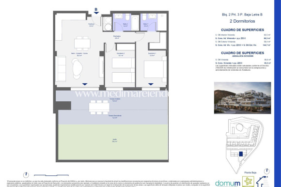 New build - Ground floor apartment - Pulpi - Aguilón Golf