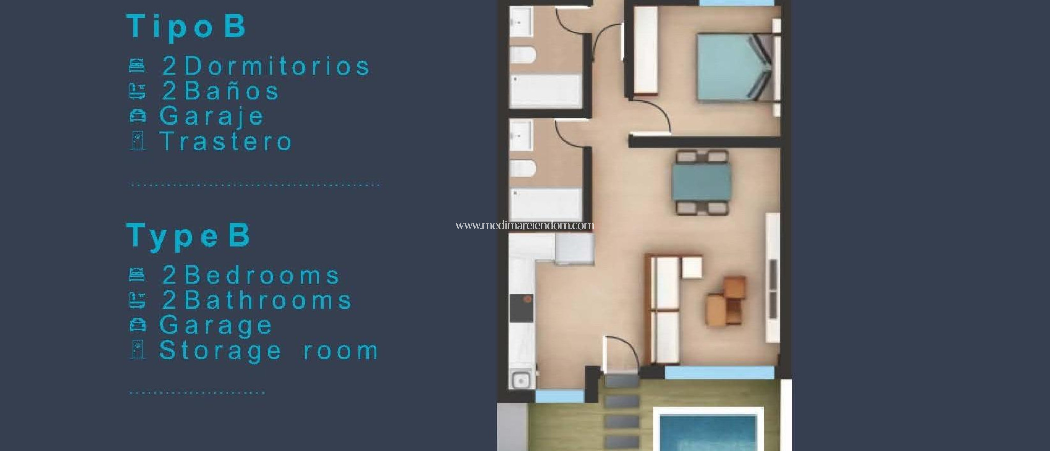 New build - Ground Floor Bungalow - San Pedro del Pinatar - Los Pinos