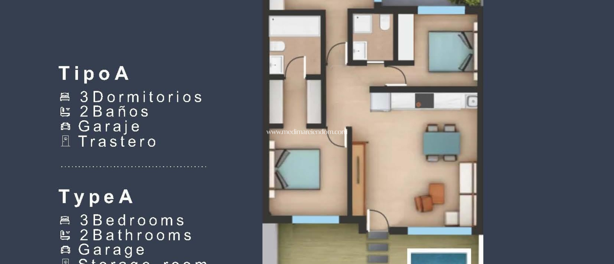 New build - Ground Floor Bungalow - San Pedro del Pinatar - Los Pinos