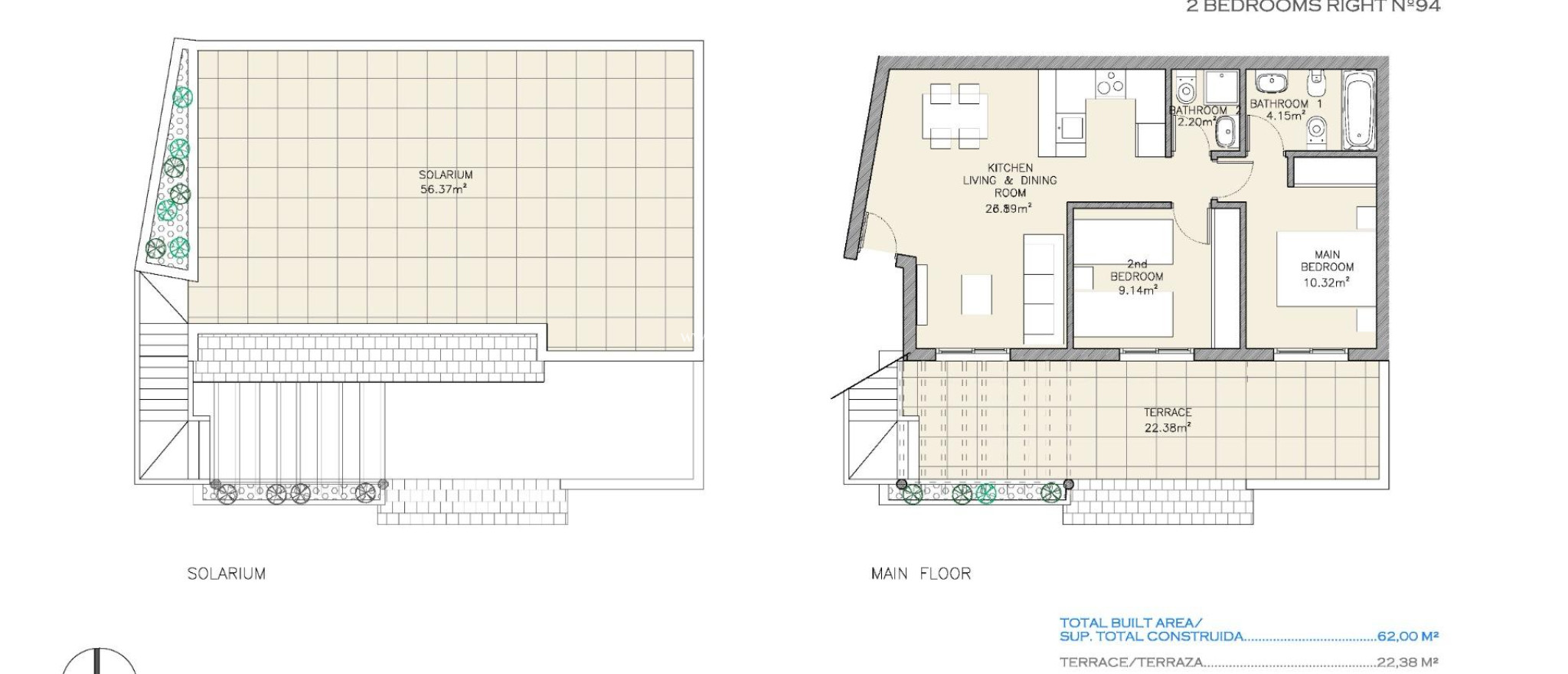 New build - Penthouse - Aguilas - Collados