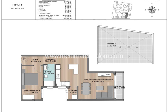 New build - Penthouse - Algorfa - Pueblo