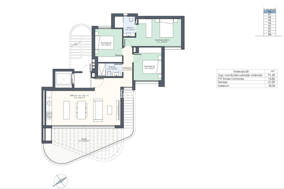 New build - Penthouse - Guardamar del Segura - Avenida del Puerto