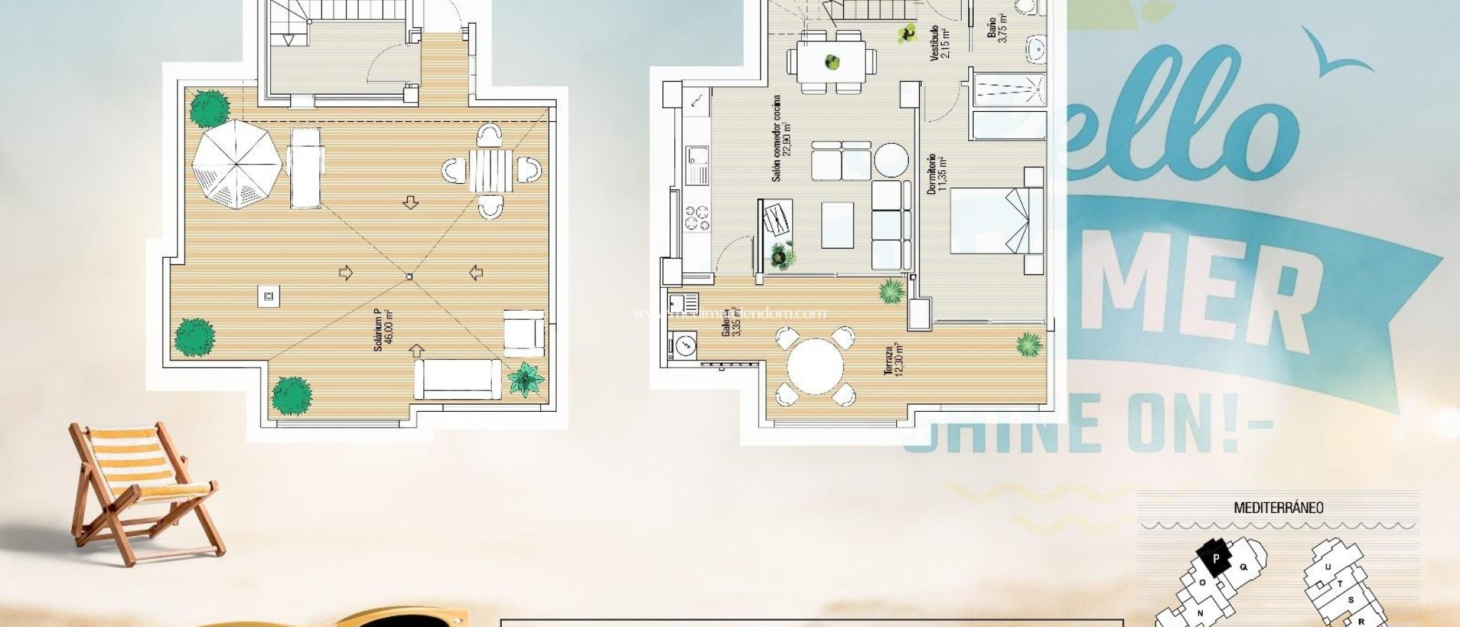 New build - Penthouse - La Manga del Mar Menor - La Manga