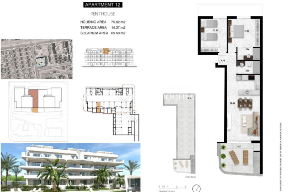 New build - Penthouse - Orihuela Costa - Lomas De Cabo Roig