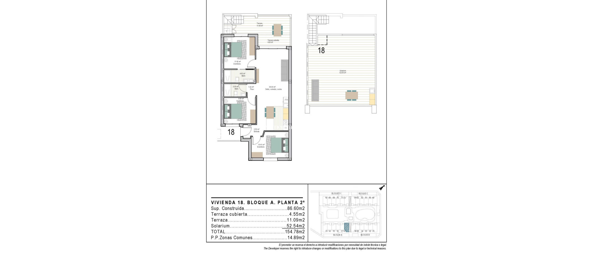 New build - Penthouse - Torre Pacheco - San Cayetano