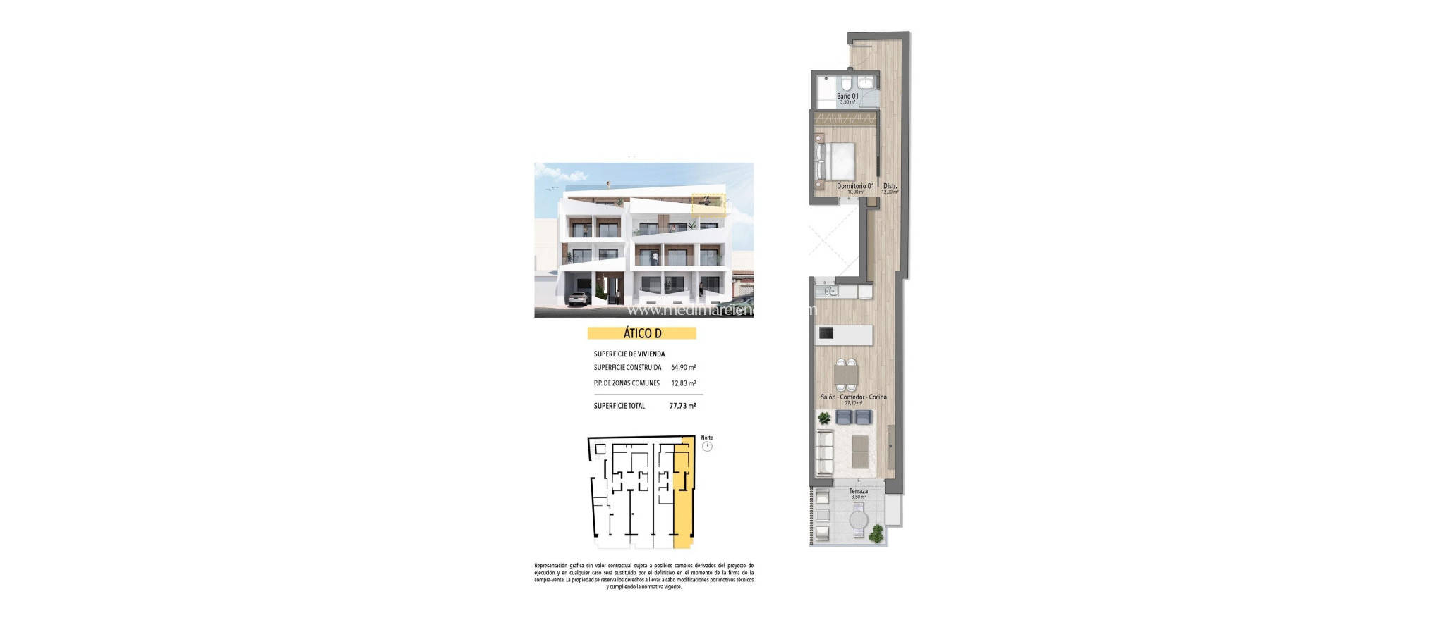 New build - Penthouse - Torrevieja - Playa de El Cura