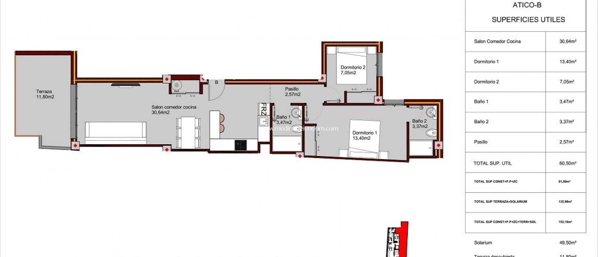 New build - Penthouse - Torrevieja - Playa Del Cura