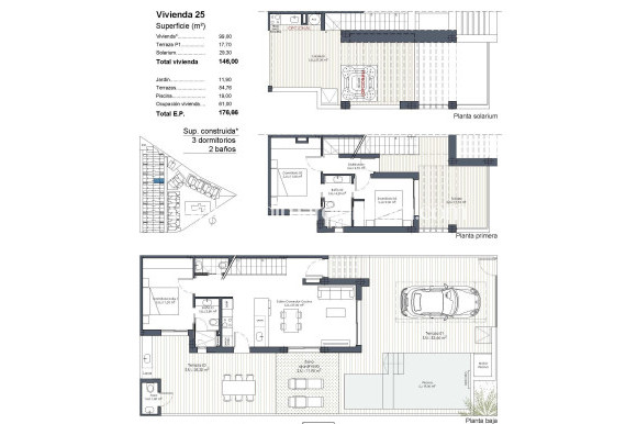New build - Quad House - Los Alcazares - Serena Golf