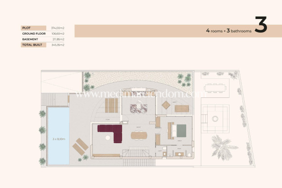 New build - Villa - Algorfa - La Finca Golf
