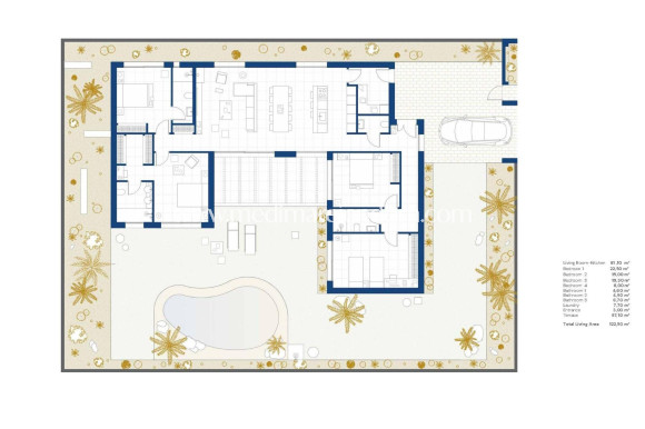New build - Villa - Banos y Mendigo - Altaona Golf