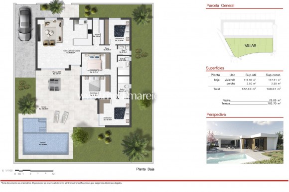 New build - Villa - Banos y Mendigo - Altaona Golf