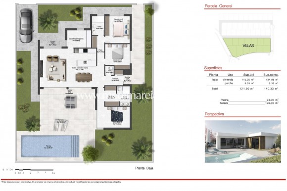 New build - Villa - Banos y Mendigo - Altaona Golf