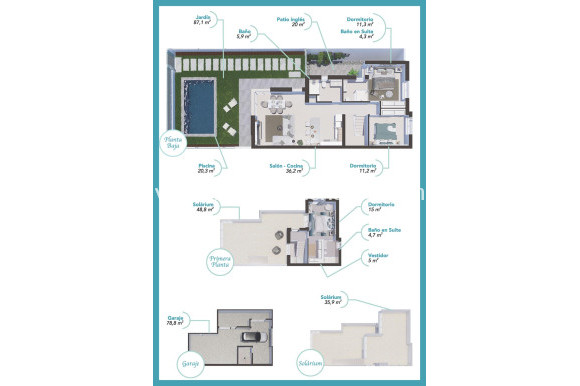 New build - Villa - Los Alcazares - Serena Golf