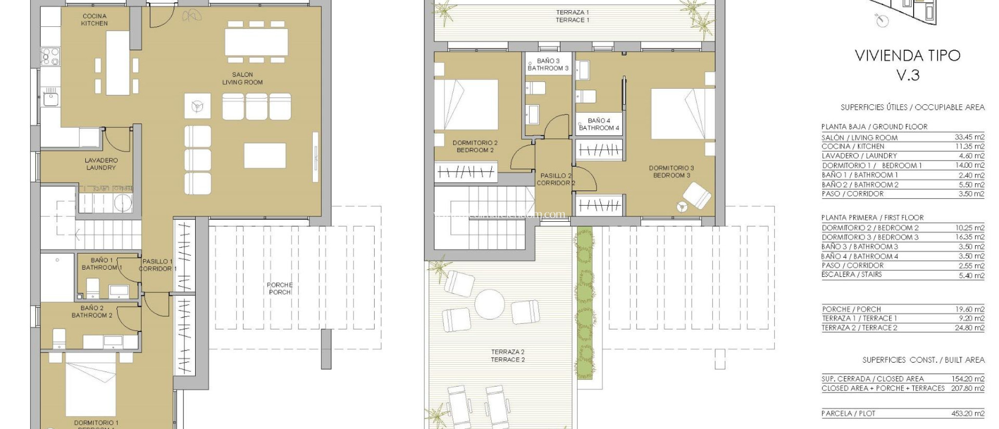 New build - Villa - Pilar de la Horadada - Lo Romero Golf