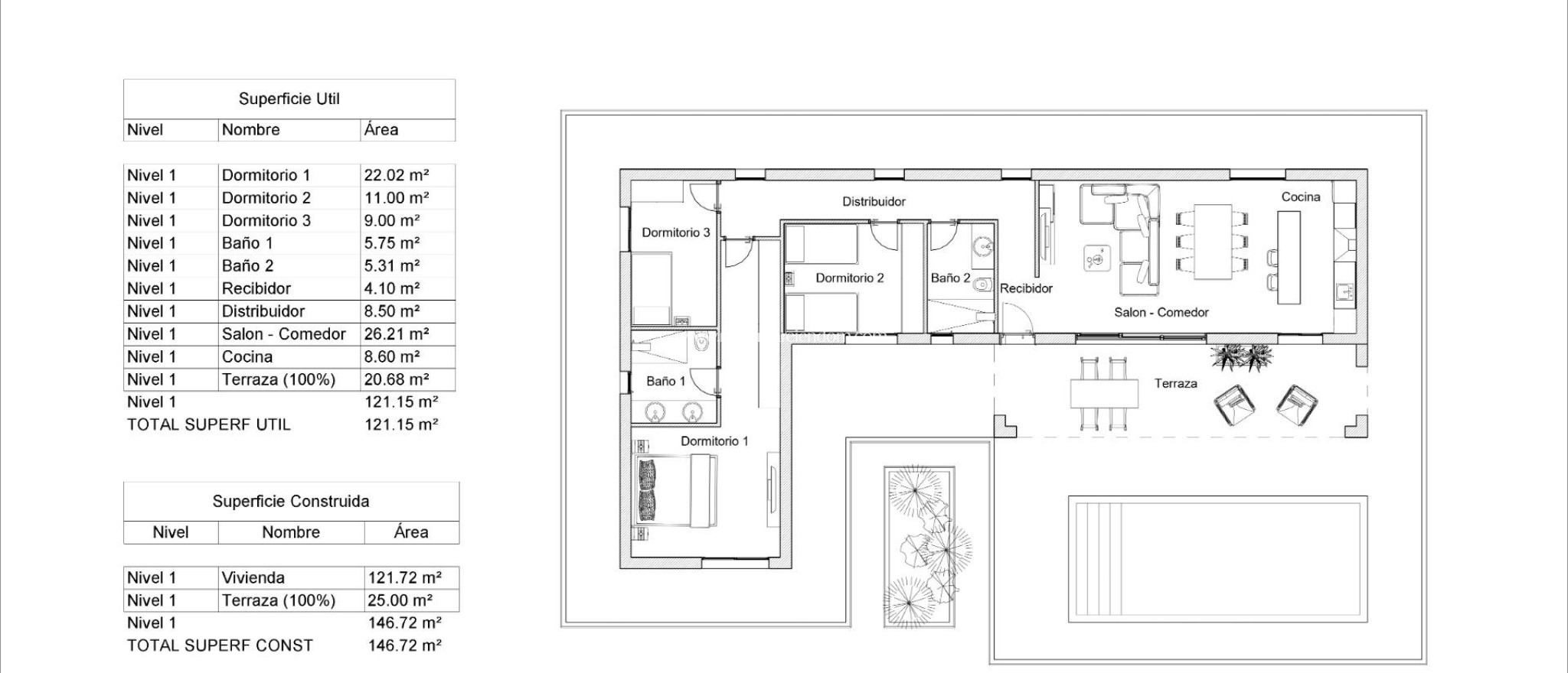 New build - Villa - Pinoso - Lel