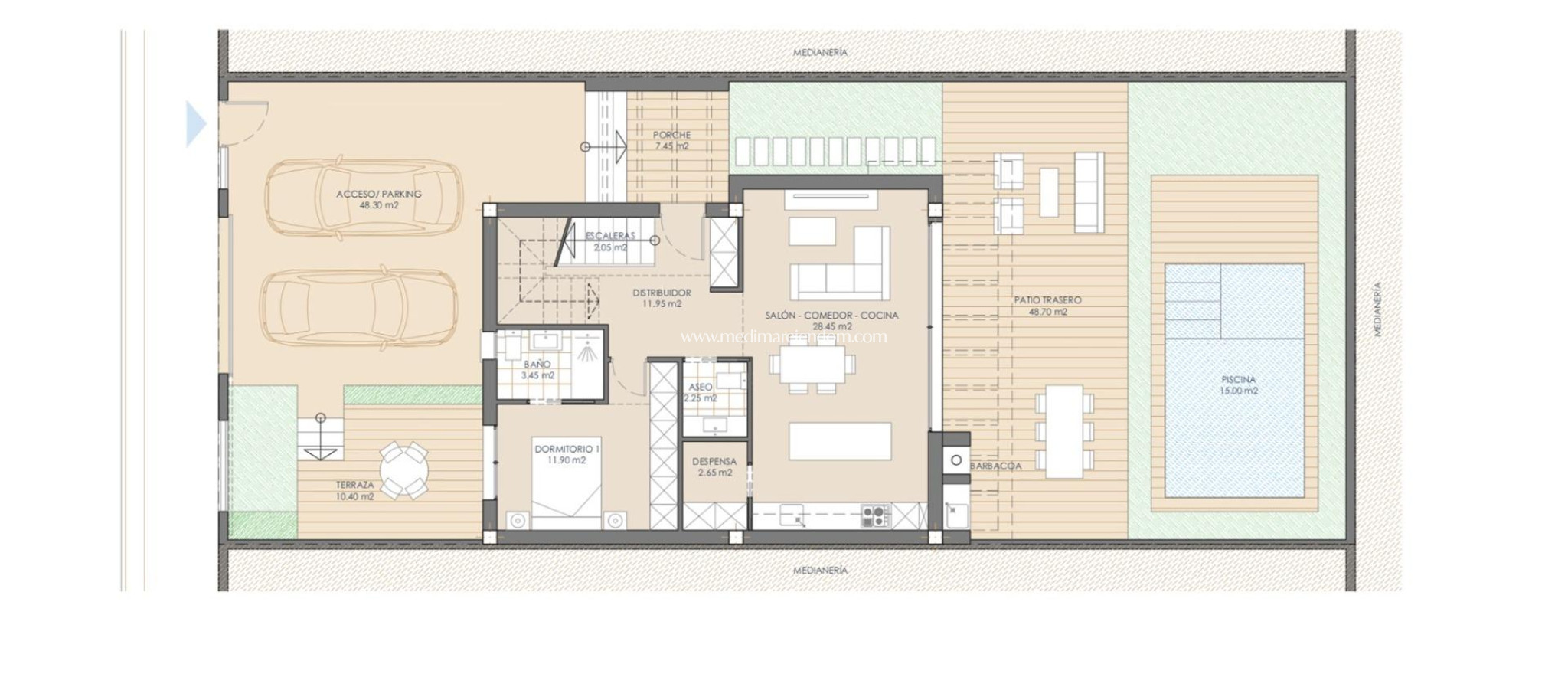 New build - Villa - San Juan de los Terreros - Las Mimosas