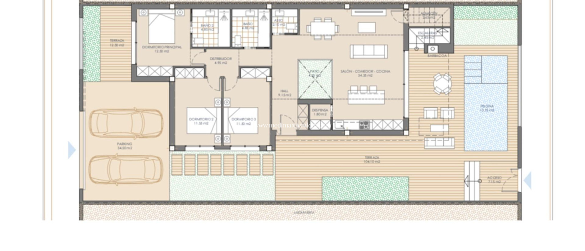 New build - Villa - San Juan de los Terreros - Las Mimosas