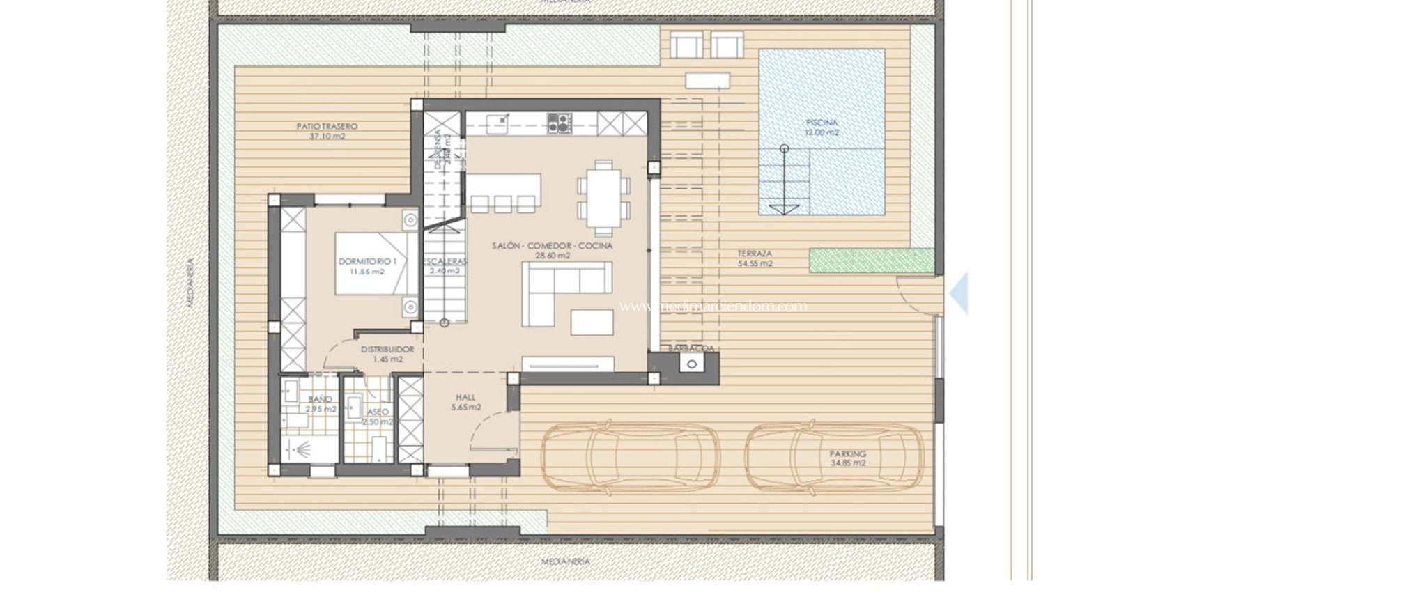 New build - Villa - San Juan de los Terreros - Las Mimosas