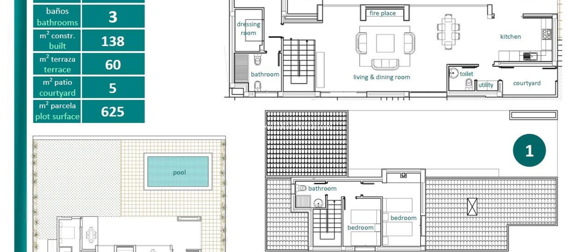 New build - Villa - Sucina - Peraleja Golf